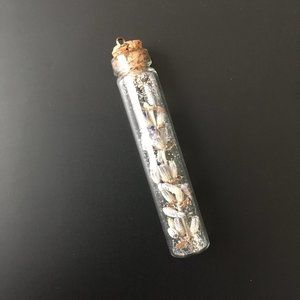 Lavender vial pendant